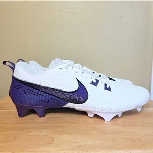 Nike Vapor Edge Speed 360 2 TB Football Cleats White Purple FN7764-115 Mens 12.5